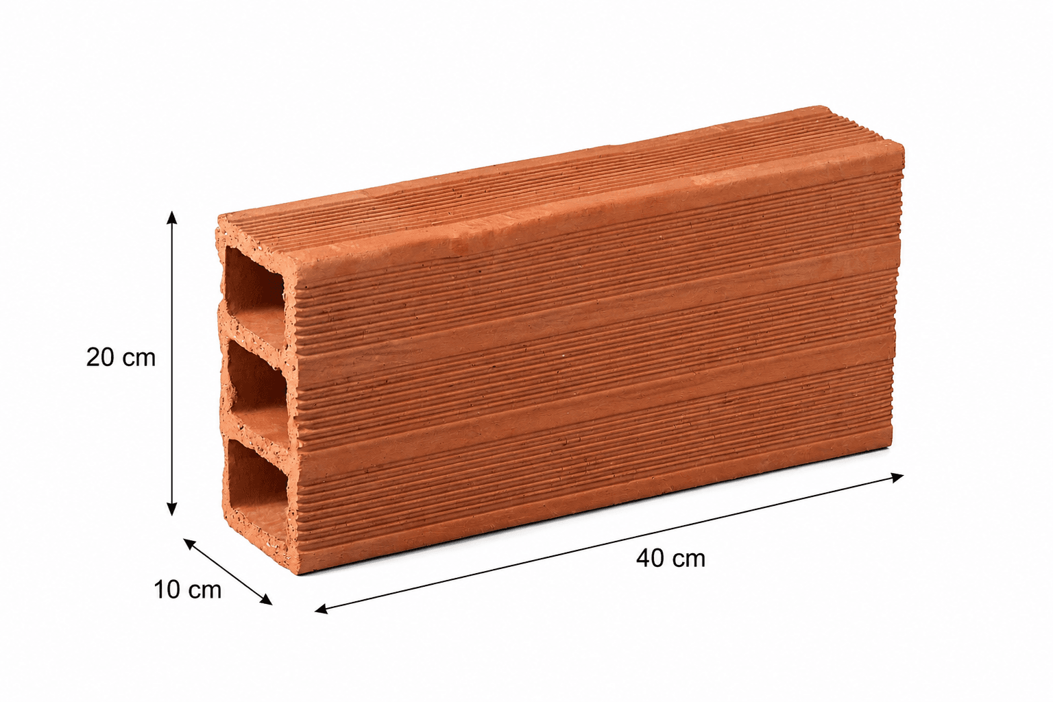 Ladrillo Rayado Horizontal — Rayado 10 cm — rayado 10 horizontal dimensiones