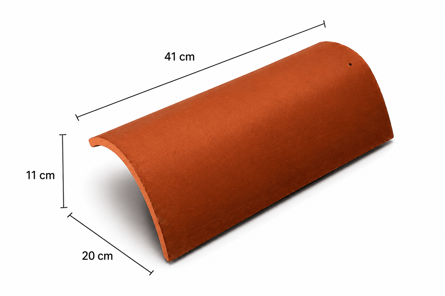 Teja Colonial — Roja — teja colonial dimensiones