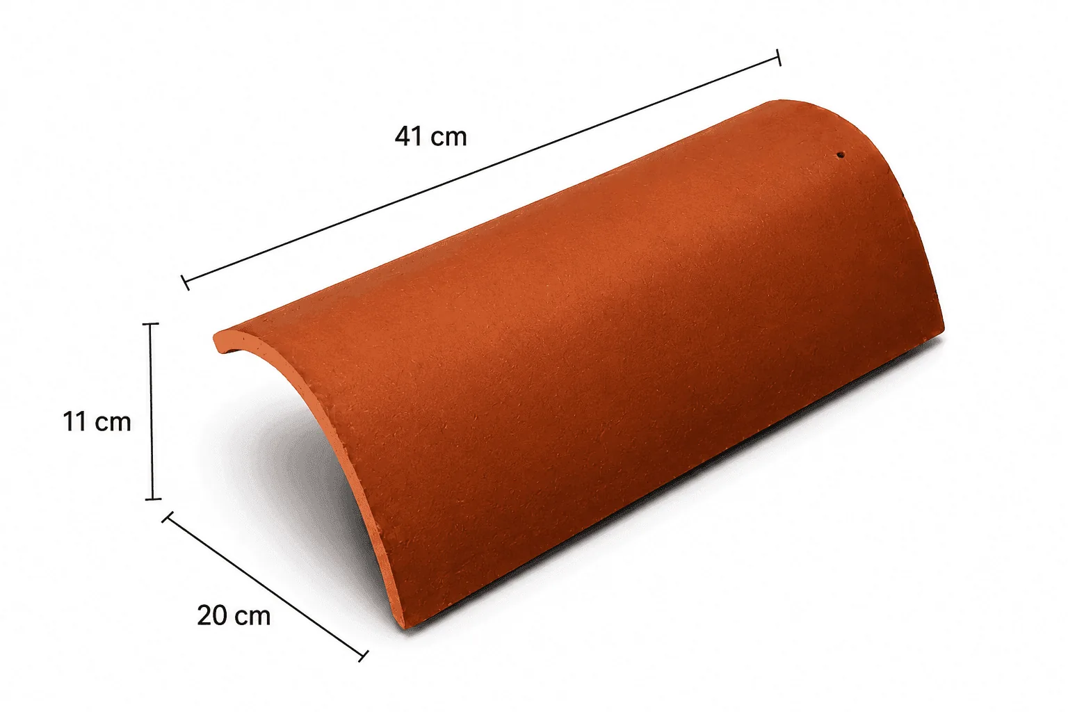 Teja Colonial — Roja — teja colonial dimensiones